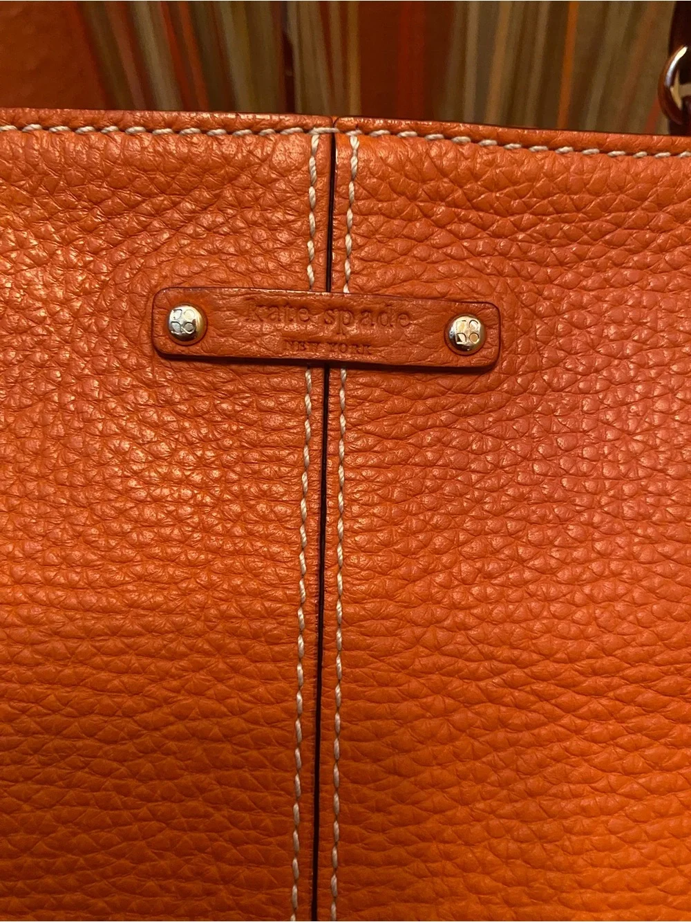 Kate Spade ♠️ - EUC - Madrid Bon Mot Shopper Bag in Burnt Orange